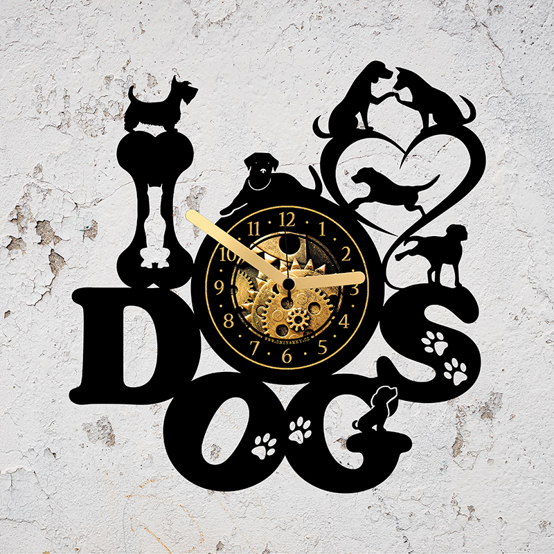 Hodiny I love dogs