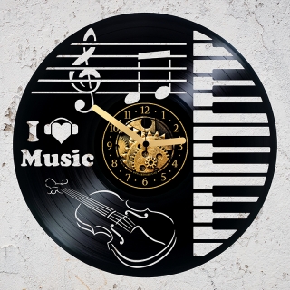 Hodiny I music Housle